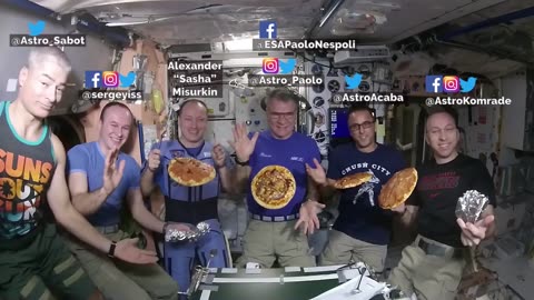 pizza night in space