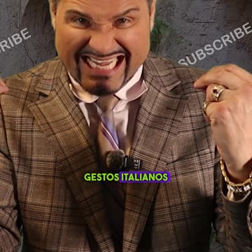 ¡Gestos con las manos italianos! Éste significa "eres un idiota".