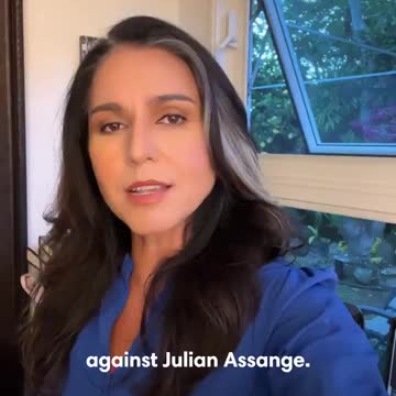 Tulsi Gabbard Slams "Authoritarian Biden-Garland" Admin Over Treatment of Julian Assange