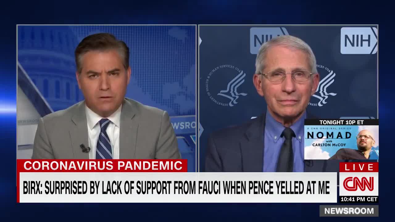 Fauci tells CNN if Trump is reelected, he would stop serving as White House Chief Medical Advisor