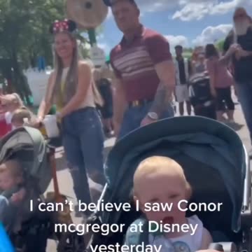 Spotting Conor McGregor at Disneyland
