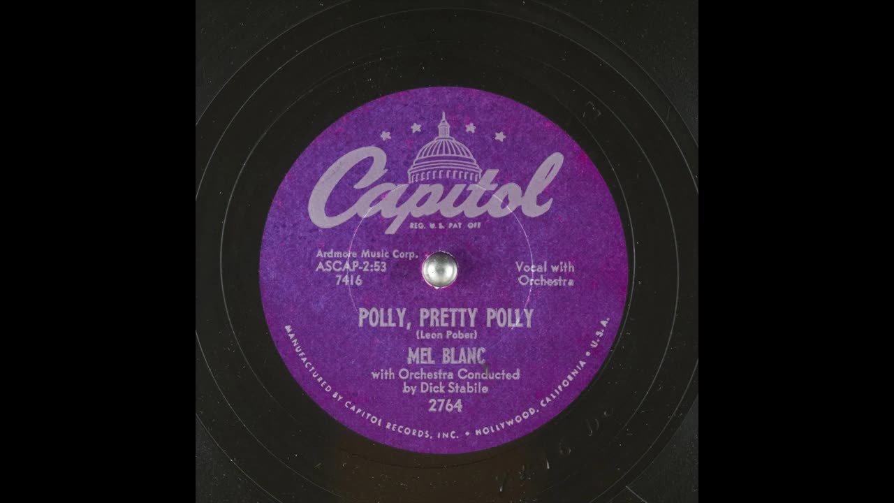 MEL BLANC & POLLY, PRETTY POLLY (1954)