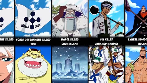 Who Killed Whom in One Piece