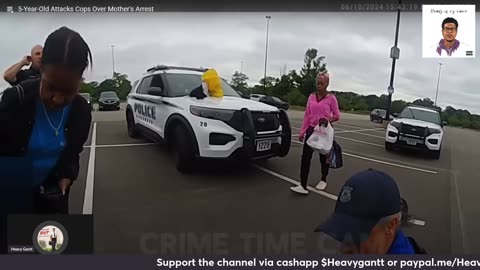 5 Year Old ATTACKS Cops When MOM Of The Year Gets ARRESTED!!!