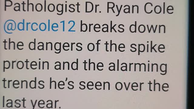 Clots don't lie, the cells don't lie the damaged organs don't lie