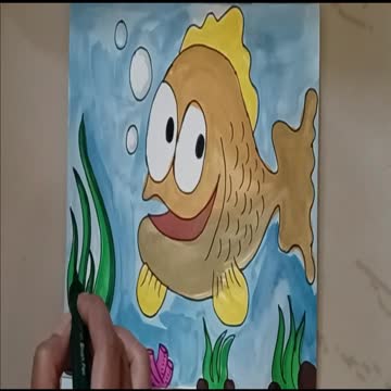 How To Draw A Fish Easy Step By Step | Fish Drawing For Beginners | Draw A Fish | Easy Fish Drawing