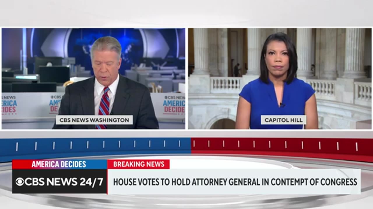 House holds Merrick Garland in contempt of Congress CBS News