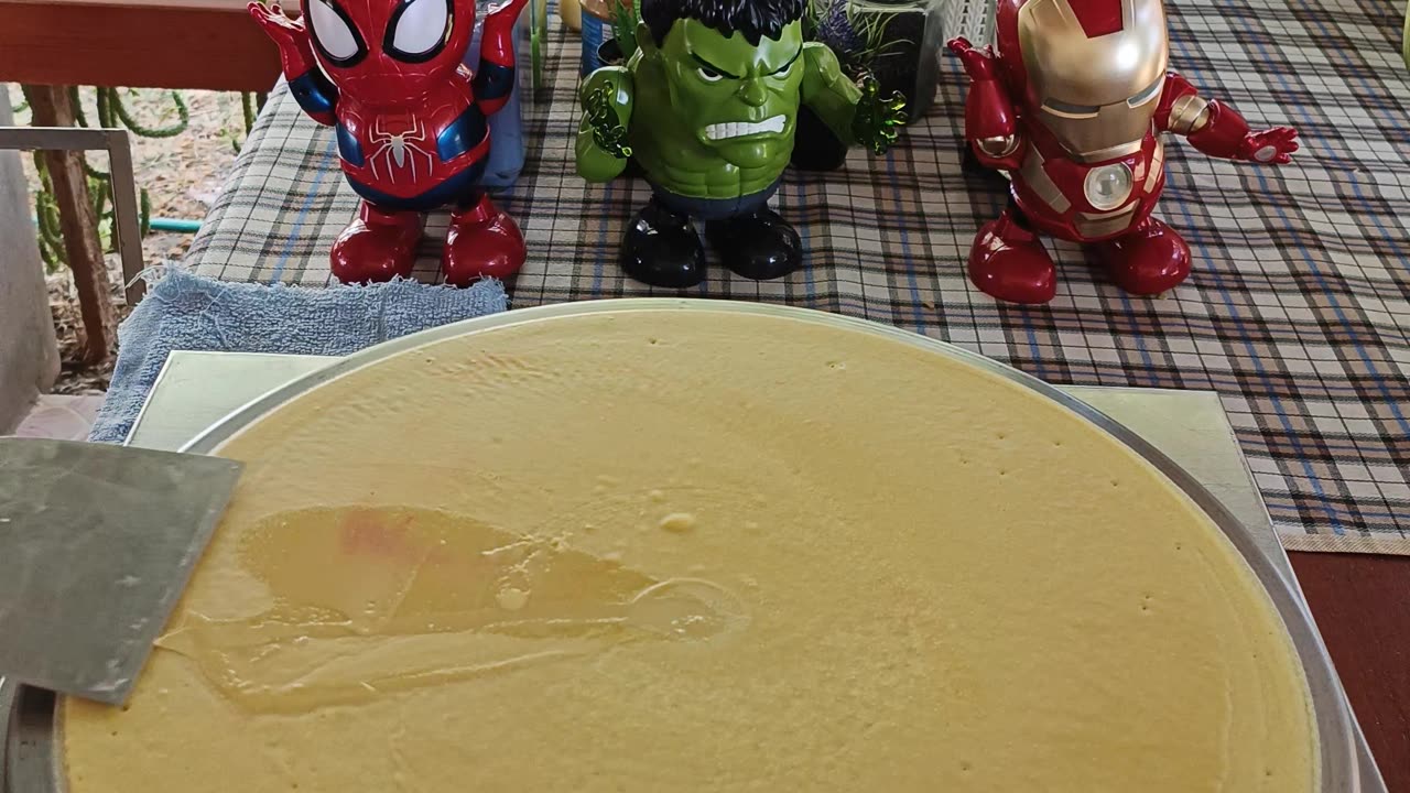 🌴 💛 🌴 | Unveiling the Superhero Taste Test: Yellow Thai Crêpe Edition! | 🌴 🌼 🌴