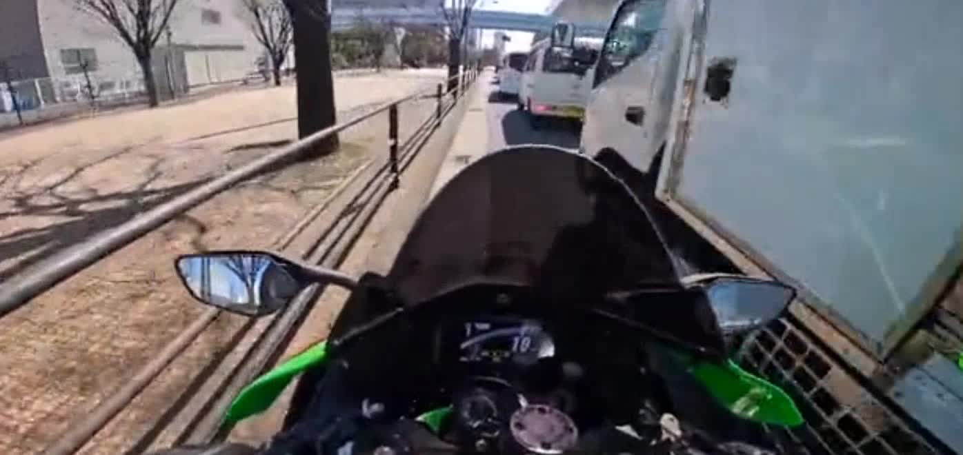 Kawasaki ZX10R riding motorcycles, urban commuter two days!