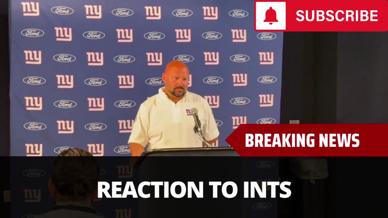 Brian Daboll, Daniel Jones React To INTs