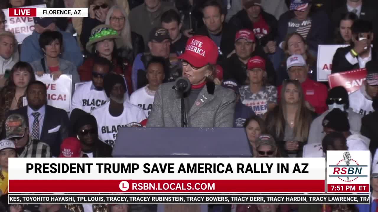 DECERTIFY 2022 Wendy Rogers 1.15.22 President Trump Rally Arizona