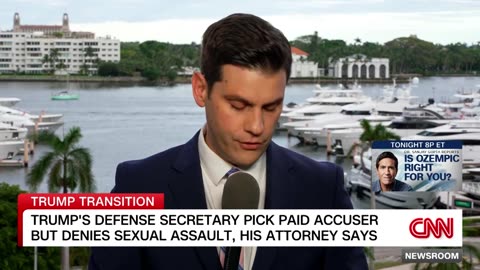 Trump DOD pick Hegseth paid accuser but denies sexual assault, attorney says