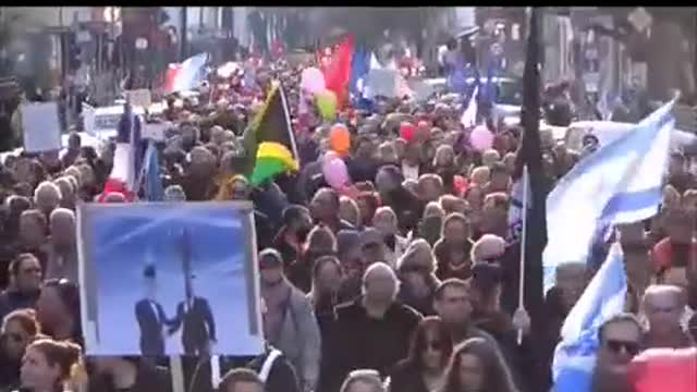 Protest against Covid Tyranny! Frankfurt, Germany