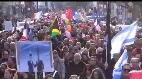 Protest against Covid Tyranny! Frankfurt, Germany