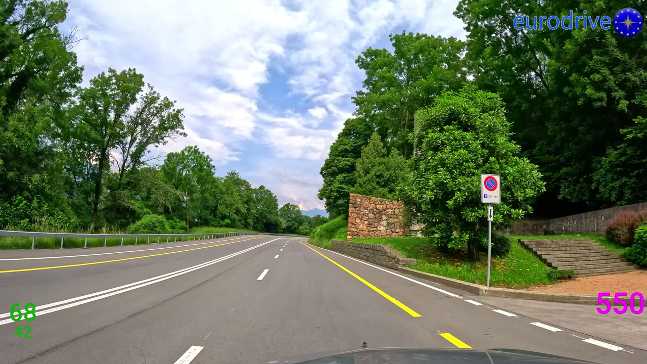 Svizzera, Ticino 🇨🇭 driving from Bironico to Monte Carasso