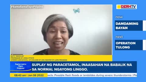 DZRH Interview of CDC Ph member Atty Tanya Lat About Discrimination Against the Unvaxxed