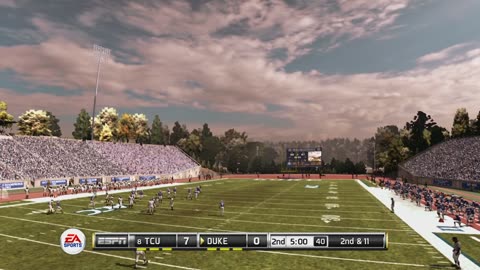 NCAA Football11 (Ps3) TCU Horned Frogs vs Duke Blue Devils Part1