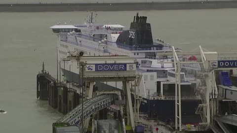 Quiet at Dover on first working day after Brexit