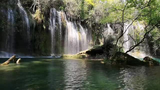 Waterfall with original sound