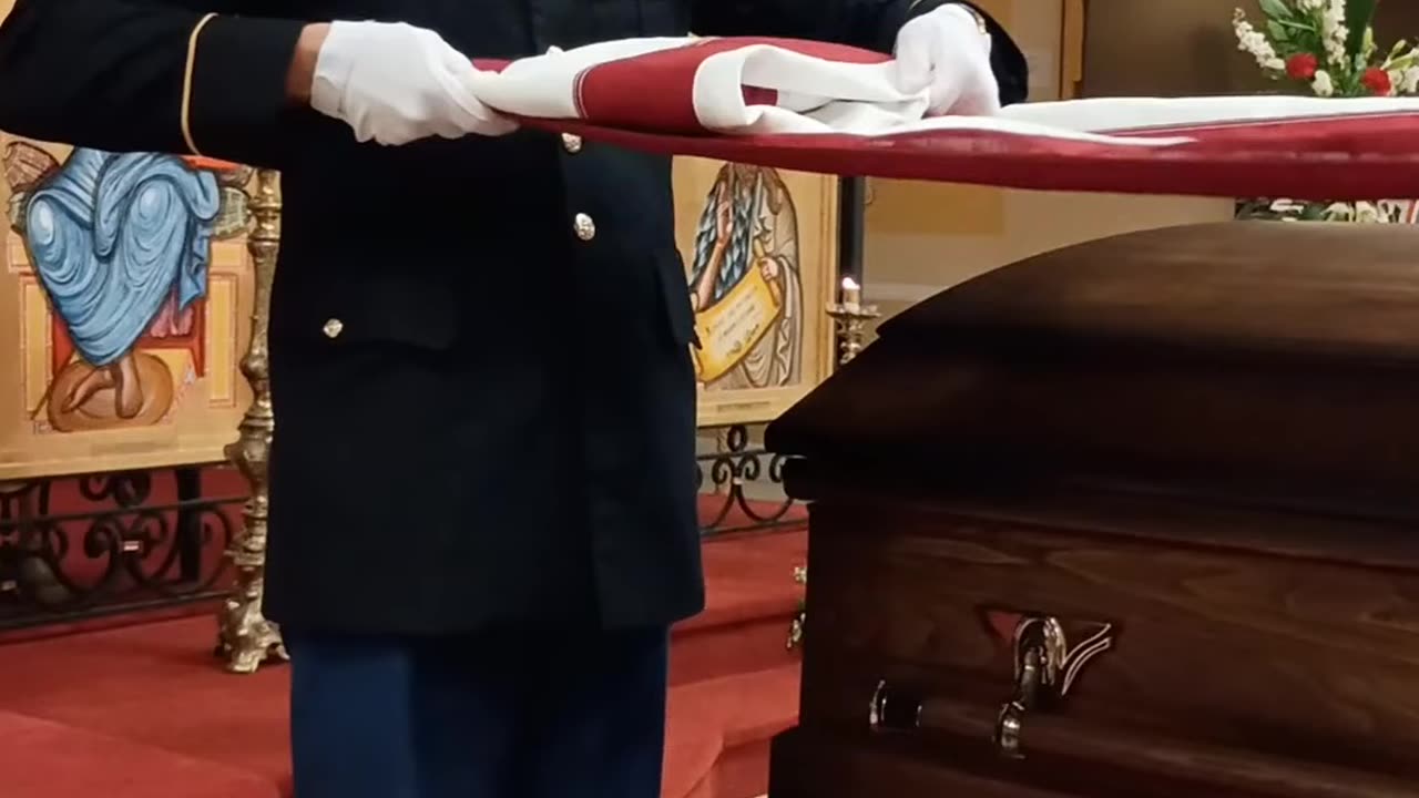 The Flag-Folding Ceremony performed by the Honor Guard at My Dad's Funeral