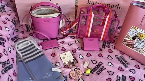 Kate Spade Pink Girly Shopping Haul