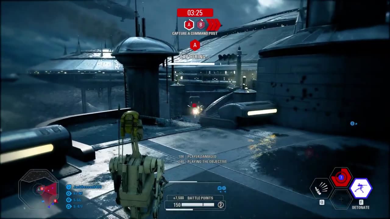 SWBF2 2017: Instant Action Mission (Attack) Separatist Kamino Gameplay