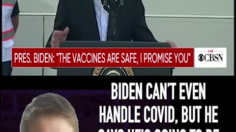 BIDEN CAN'T EVEN HAND COVID, BUT HE CLAIMS HE'S GOING TO BEAT CANCER