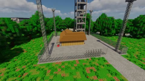 Building New Serenity #53 Beachside Park Minecraft Timelapse