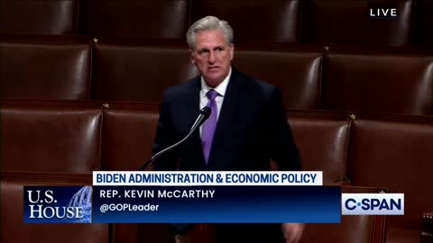 Kevin McCarthy Shreds Democrats' Disastrous Economic Policies