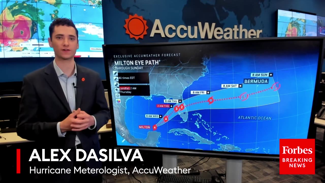 BREAKING NEWS- AccuWeather Hurricane Expert Warns That Milton Has Grown Larger As It Nears Florida