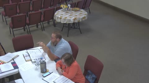 Wednesday Evening Bible Study 9-7-2022