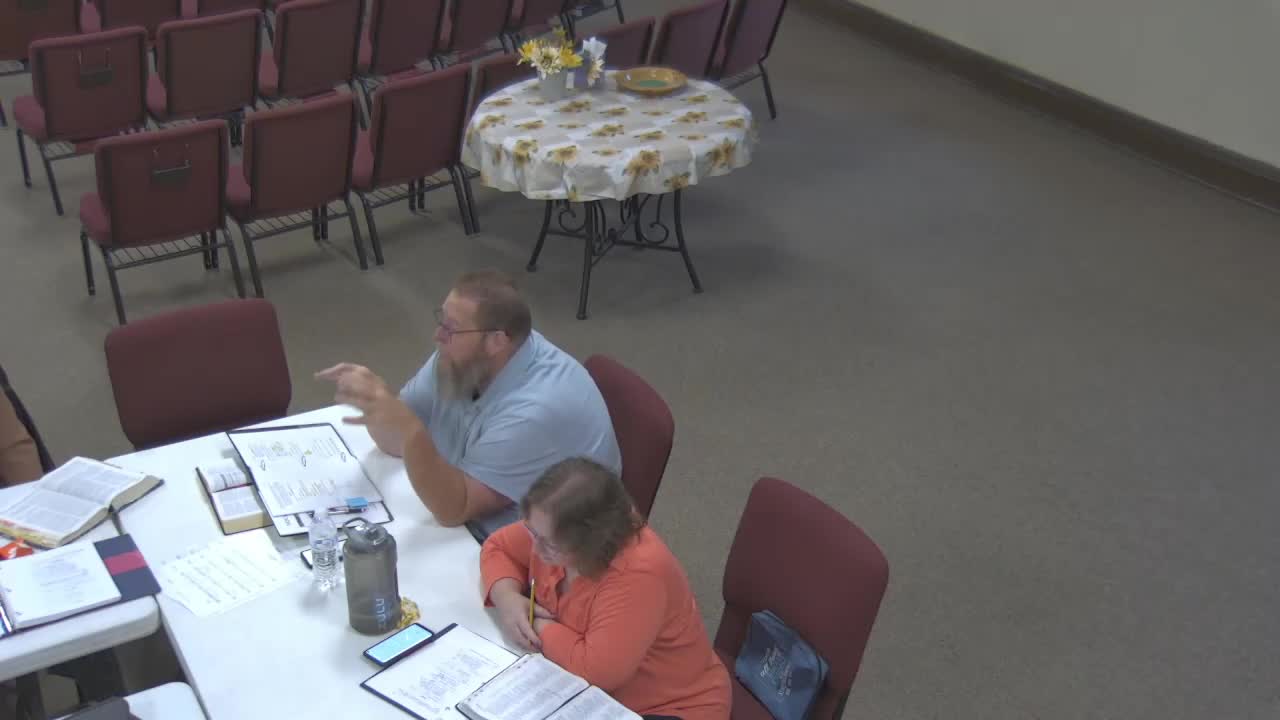 Wednesday Evening Bible Study 9-7-2022