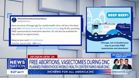 Planned Parenthood offers free abortions, vasectomies during DNC | NewsNation Live