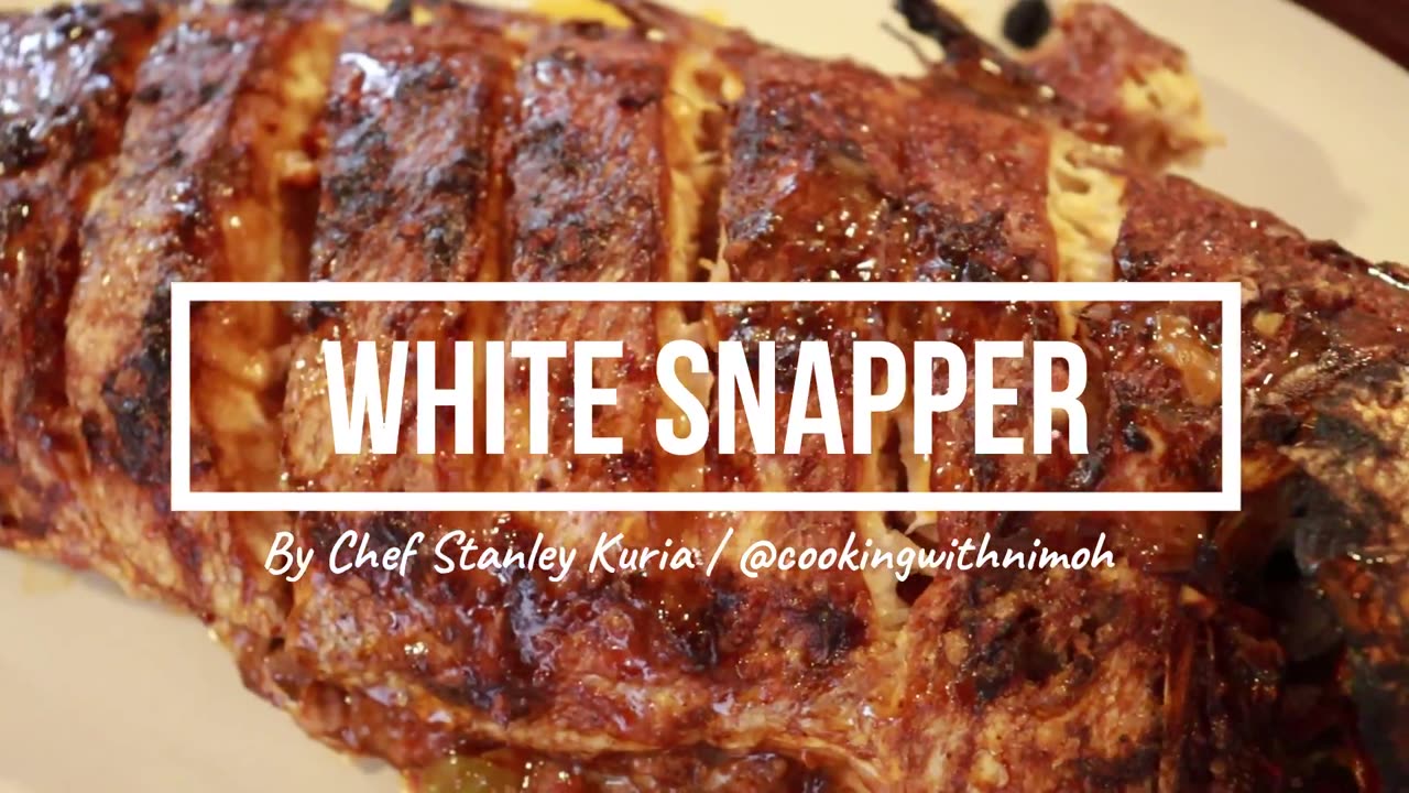 WHITE SNAPPER FISH _ Tasty Oven Baked White Snapper Fish Recipe _ Best Recipe