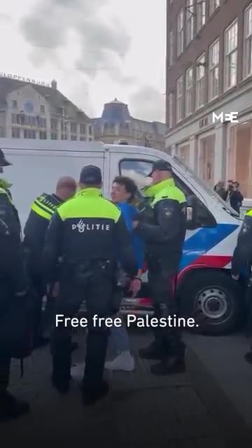 Dutch Egyptian man arrested for saying Free Palestine
