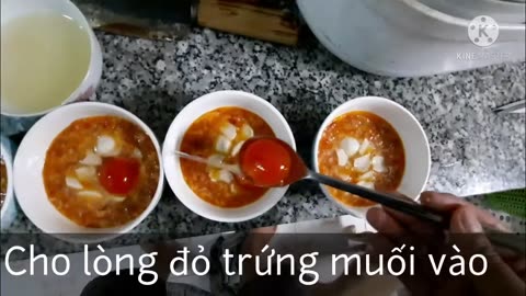 Steamed eggs in rice cooker