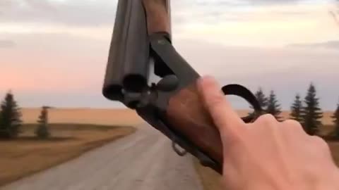 Triple Barrel Shotgun