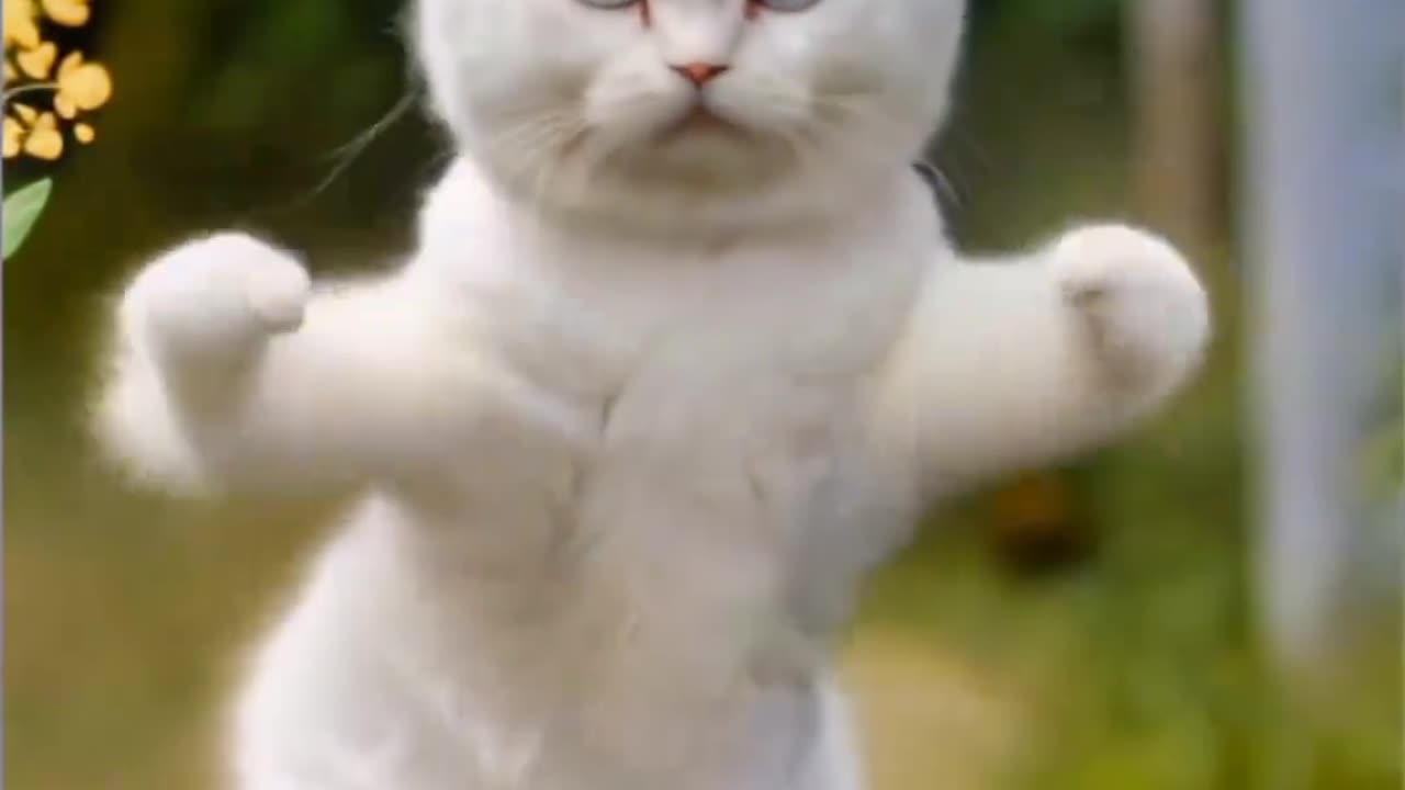 Dancing cat