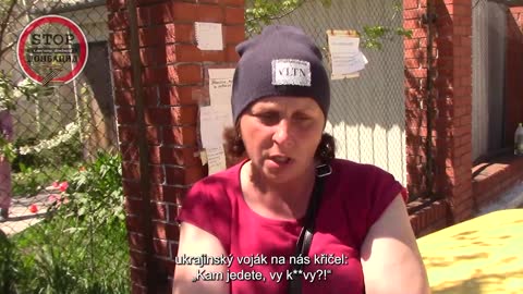 Uprchlice z Mariupolu vypovídá o tom, že Azov zapaloval sklepy kde se ukrývali civilisté