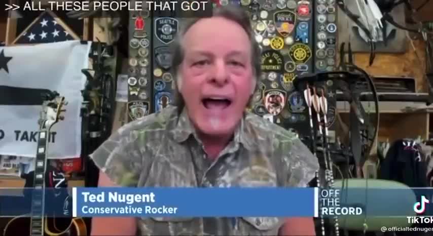 Ted Nugent Baa's To The Jabbed Up Sheep - Hilarious!