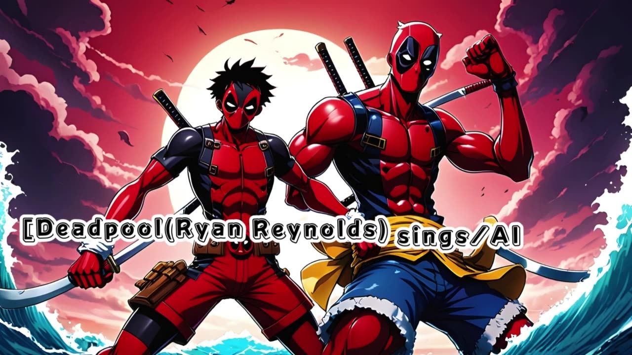 [Deadpool(Ryan Reynolds)sings/AI Cover] One Piece Opening 12 Yaguchi Mari - Kaze wo Sagashite