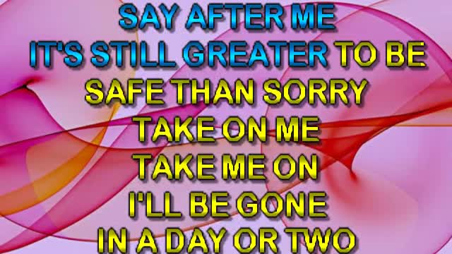 kbkaraokeking Take On Me A-Ha KST