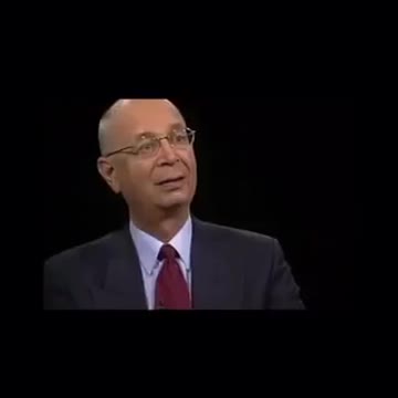 Klaus Schwab with Charlie Rose at 911