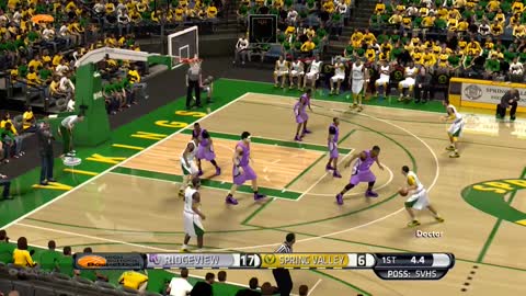 South Carolina High School Basketball NBA 2K14: Ridge View vs Spring Valley