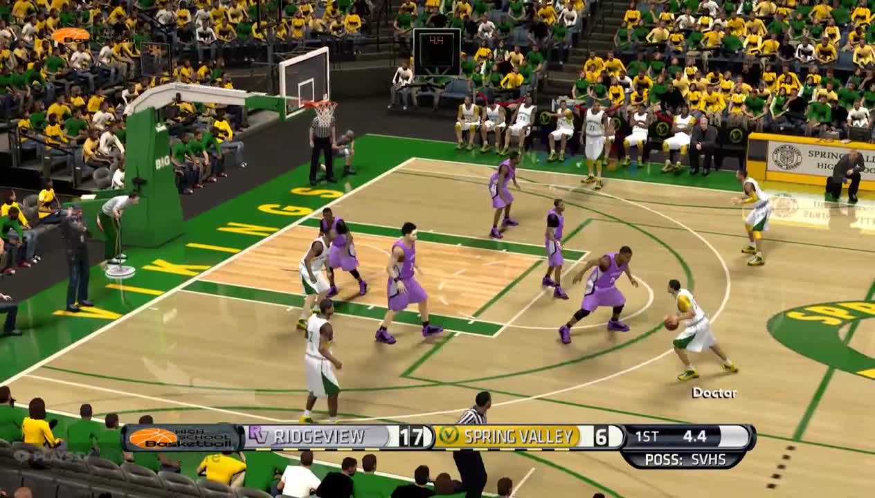 South Carolina High School Basketball NBA 2K14: Ridge View vs Spring Valley