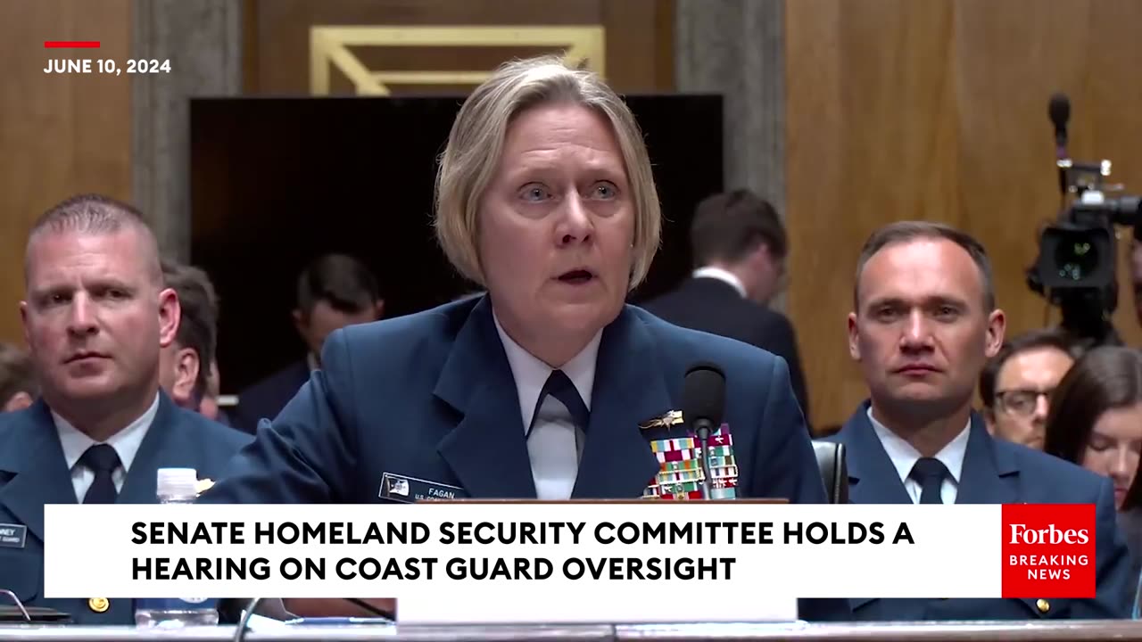 Ron Johnson Asks Coast Guard Commandant Admiral Linda Fagan Point Blank- Who Do You Report To-