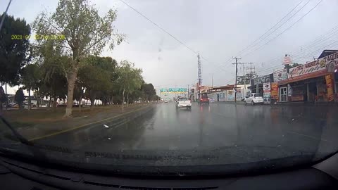 Lightning Strikes Utility Pole