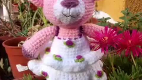 Teddy bear amigrumi crochet