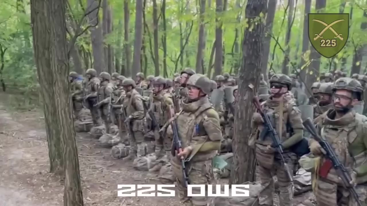 Ukrainian 225th Rifle Brigade Arrives in Kursk