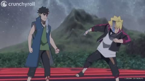 Eclipse of Destiny: Momoshiki's Wrath Against Boruto and Kawaki"